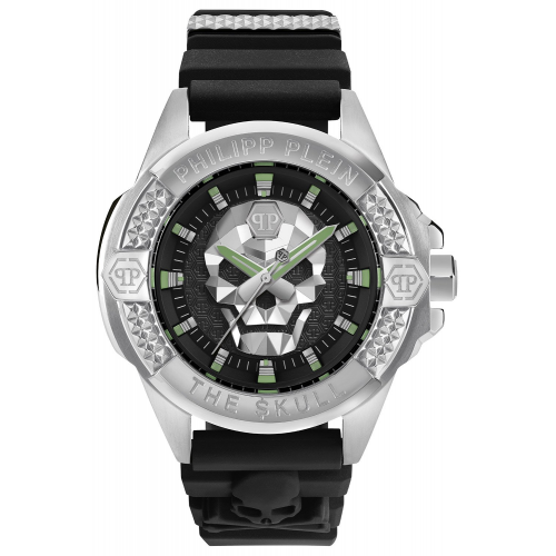 Philipp Plein PWAAA0121 Unisexuhr The Skull Schwarz/Stahl