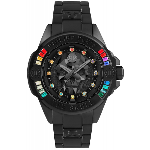 Philipp Plein PWNAA0522 Armbanduhr The $kull Genderless Schwarz