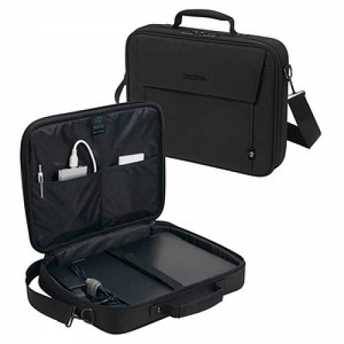 DICOTA Laptoptasche Eco Multi BASE Kunstfaser schwarz D30447-RPET bis 44,0 cm (17,3 Zoll)