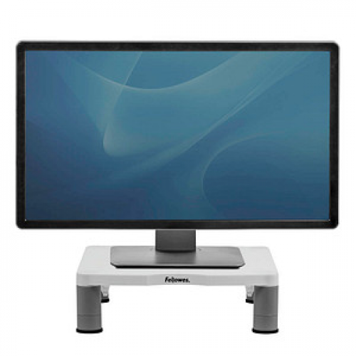 Fellowes Monitorständer weiß, silber