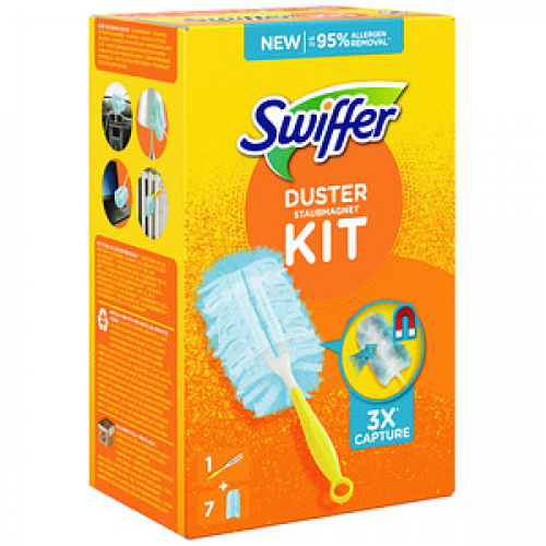 Swiffer DUSTER STAUBMAGNET KIT Staubfangtücher Mikrofaser, 1 Set