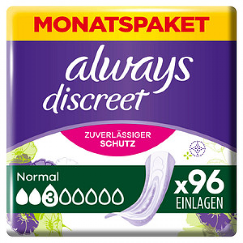 always Slipeinlagen discreet Normal, 96 St.