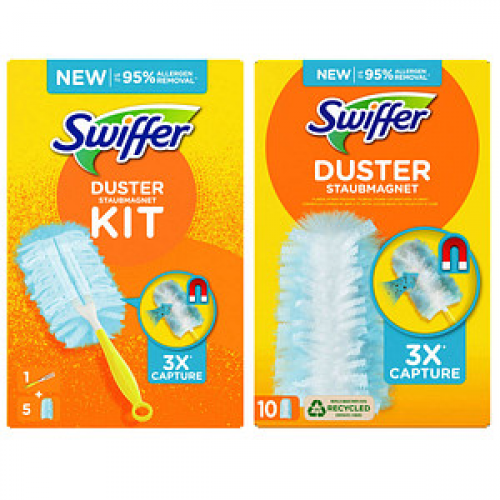 Swiffer DUSTER STAUBMAGNET KIT Staubfangtücher Mikrofaser, 1 Set