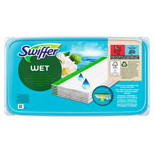 Swiffer WET Feuchte Bodentücher Mikrofaser, 24 Tücher