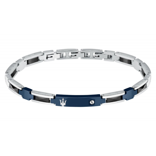 Maserati JM423ATZ29 Herren-Armband Edelstahl mit Keramik