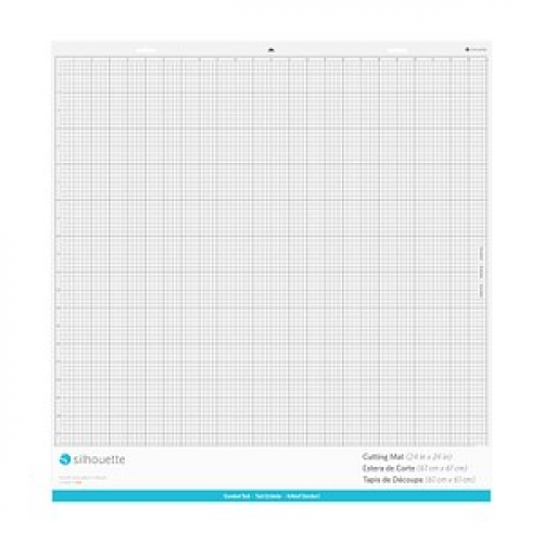 Silhouette CUT-MAT-24X24 Schneidematte für Schneideplotter normal klebend 610 x 610 mm (24 x 24 Zoll)