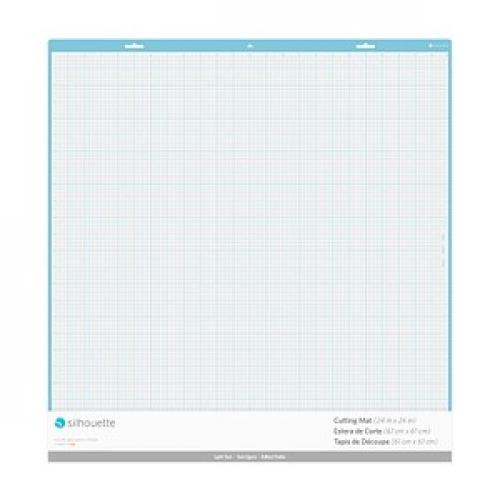 Silhouette CUT-MAT-24X24LT Schneidematte für Schneideplotter leicht klebend 610 x 610 mm (24 x 24 Zoll)