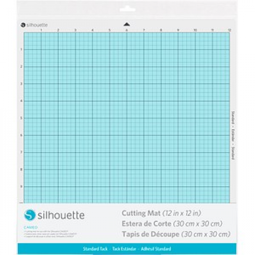 Silhouette CUT-MAT-12-3T Schneidematte für Schneideplotter normal klebend 305 x 305 mm (12 x 12 Zoll)