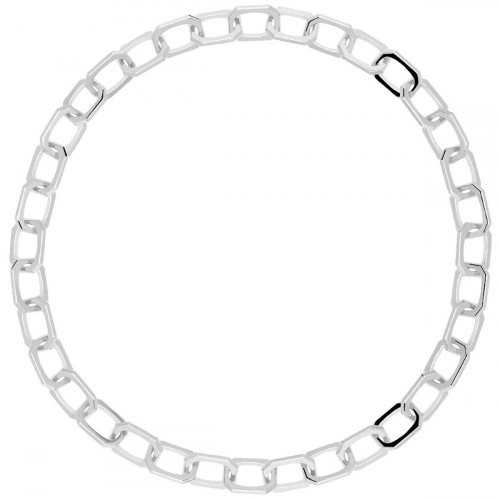 PDPaola CO02-381-U Damen-Halskette Large Signature Chain silberfarben