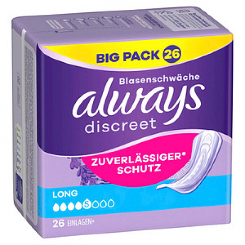 always Slipeinlagen discreet Long, 26 St.