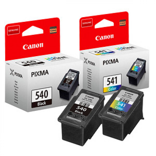 Canon PG-540 + CL-541  schwarz, color Druckköpfe, 2er-Set