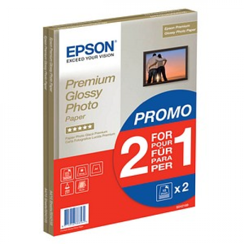 EPSON Fotopapier S042169 DIN A4 glänzend 255 g/qm 2x 15 Blatt