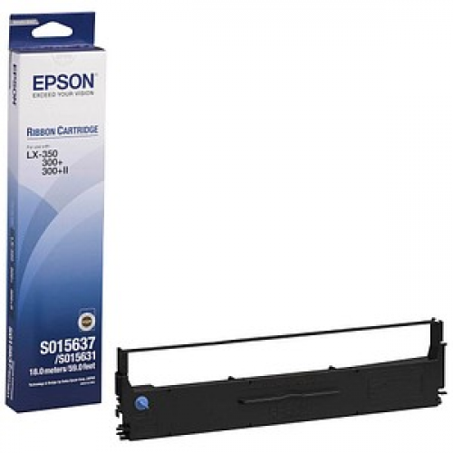 EPSON S015637 schwarz Farbband, 1 St.