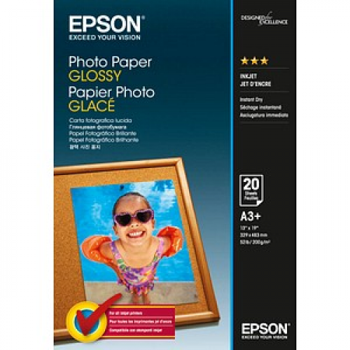 EPSON Fotopapier S042535 DIN A3+ glänzend 200 g/qm 20 Blatt