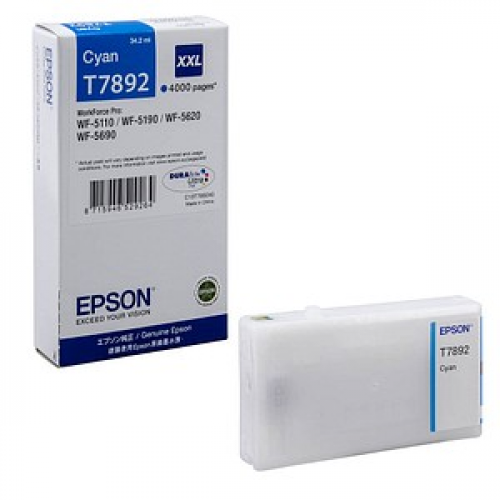 EPSON T7892XXL  cyan Druckerpatrone