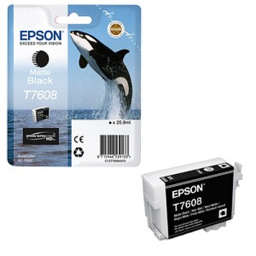 EPSON T7608  matt schwarz Druckerpatrone