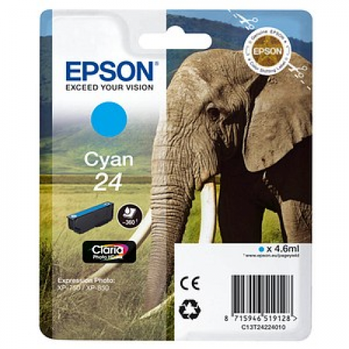 EPSON 24 / T2422  cyan Druckerpatrone