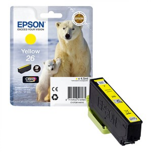 EPSON 26 / T2614  gelb Druckerpatrone