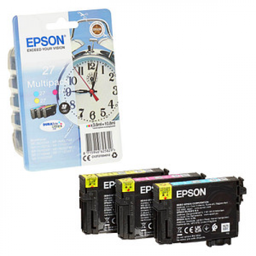 EPSON 27 / T2705  cyan, magenta, gelb Druckerpatronen, 3er-Set