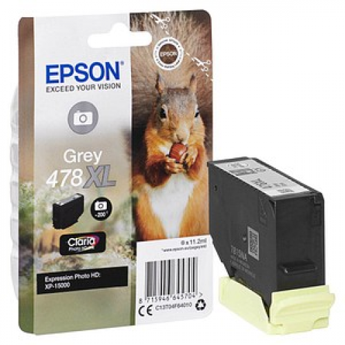 EPSON 478XL/T04F64  grau Druckerpatrone