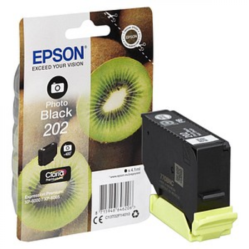 EPSON 202/T02F14  Foto schwarz Druckerpatrone