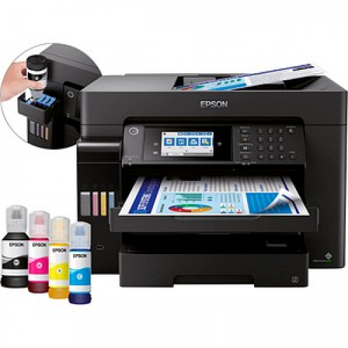 EPSON EcoTank ET-16600 4 in 1 Tintenstrahl-Multifunktionsdrucker schwarz