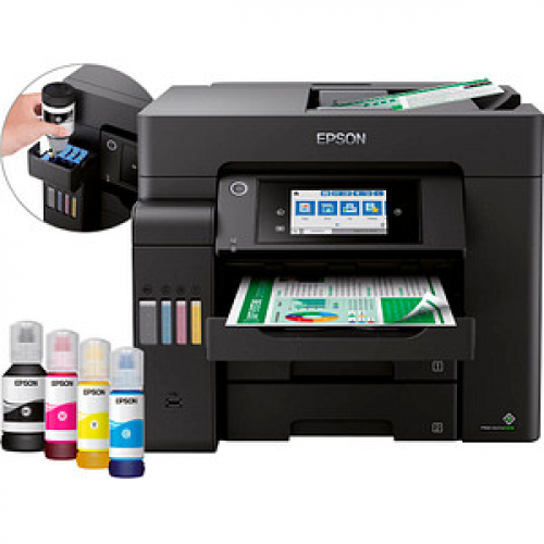 EPSON EcoTank ET-5800 4 in 1 Tintenstrahl-Multifunktionsdrucker schwarz