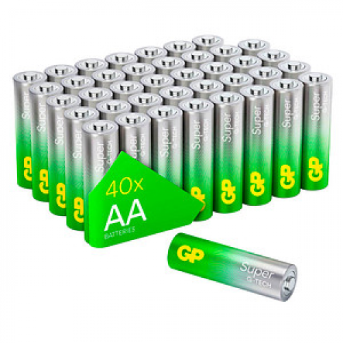 40 GP Batterien SUPER Mignon AA 1,5 V