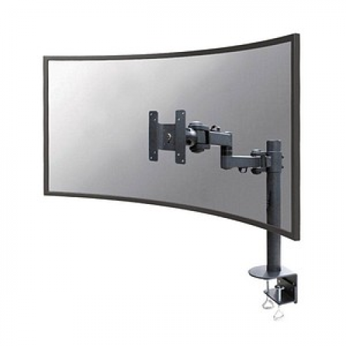 Neomounts Monitor-Halterung FPMA-D960BLACKPLUS schwarz für 1 Monitor, Tischklemme