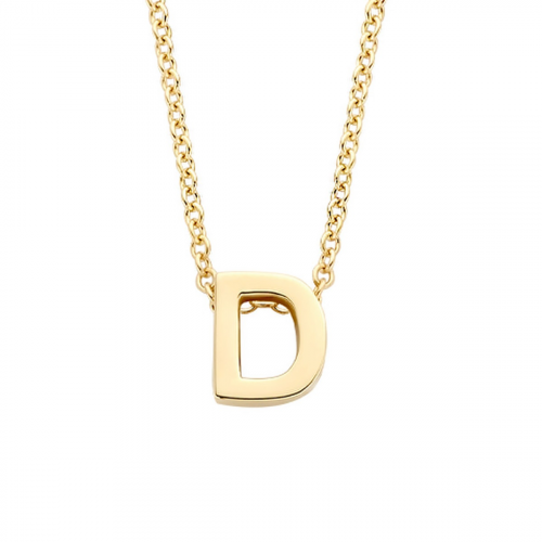 Blush 3155YGO_D Damen-Collier 585 Gold mit Anhänger Buchstabe D