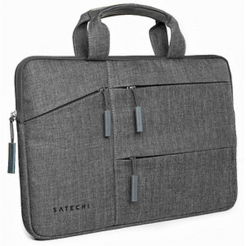 SATECHI Laptoptasche Kunstfaser grau ST-LTB15 bis 38,1 cm (15 Zoll)