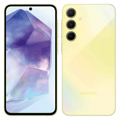 SAMSUNG Galaxy A55 5G Smartphone awesome lemon 256 GB