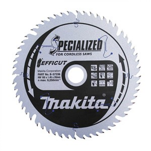 makita B-57336 EFFICUT Kreissägeblatt 165,0 mm, 56 Zähne