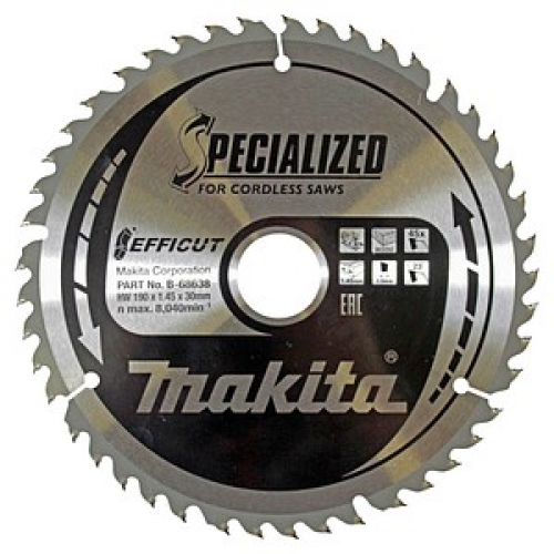 makita B-68638 EFFICUT Kreissägeblatt 190,0 mm, 45 Zähne