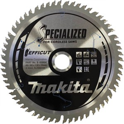 makita B-69864 EFFICUT Kreissägeblatt 165,0 mm, 60 Zähne