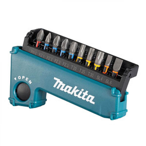 makita E-03573 Bit-Set, 11-teilig