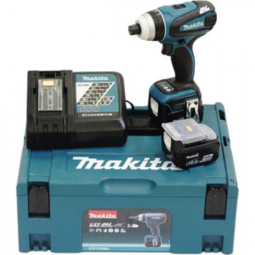 makita DTP131RMJ Akku-Schlagschrauber-Set 18,0 V, mit 2 Akkus