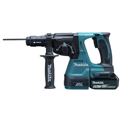 makita DHR243RTJ Akku-Kombihammer-Set 18,0 V, mit 2 Akkus