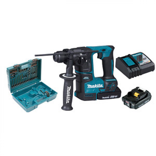 makita DHR171RAX3 Akku-Bohrhammer-Set 18,0 V, mit 2 Akkus