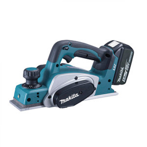 makita DKP180RTJ Akku-Hobel 18,0 V, mit 2 Akkus