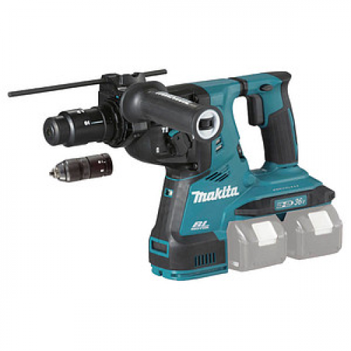 makita DHR283ZJU Akku-Kombihammer-Set 2x 18,0 V, ohne Akku