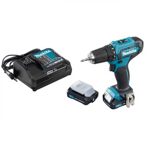 makita DF333DSAE Akku-Bohrschrauber-Set 12,0 V, mit 2 Akkus