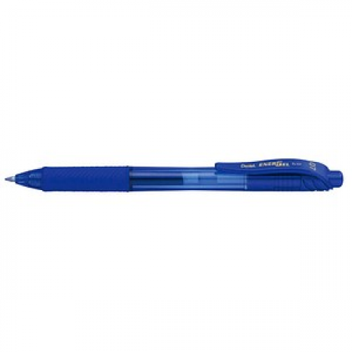 Pentel ENERGEL BL107 Gelschreiber blau/transparent 0,35 mm, Schreibfarbe: blau, 1 St.