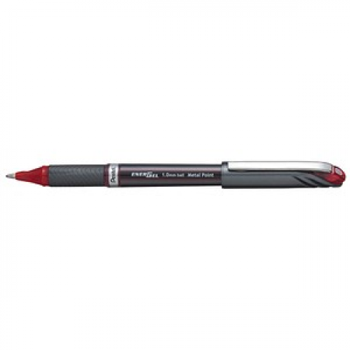 Pentel BL30 Gelschreiber rot/schwarz 0,5 mm, Schreibfarbe: rot, 1 St.