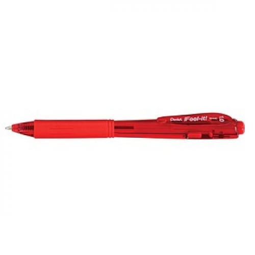 Pentel Kugelschreiber BX440 rot Schreibfarbe rot, 1 St.
