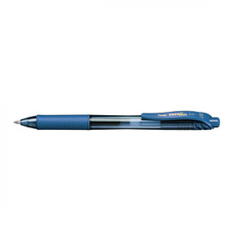 Pentel ENERGEL BL107 Gelschreiber blau/transparent 0,35 mm, Schreibfarbe: blau, 1 St.