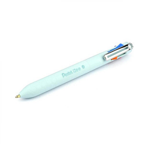 Pentel 4-Farben-Kugelschreiber iZee 4C blau Schreibfarbe farbsortiert, 1 St.