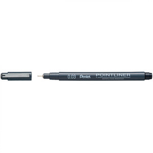 Pentel Pointliner Calligraphy S20P-C30A Fineliner schwarz 3,0 mm, 1 St.