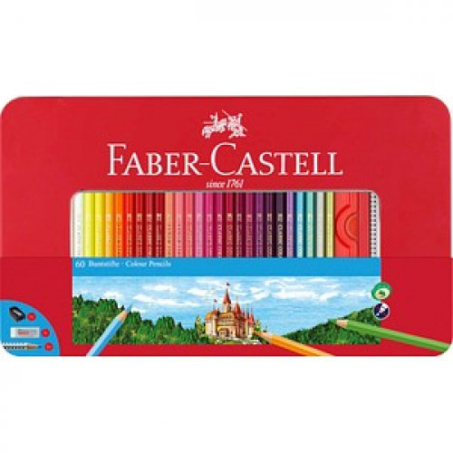 FABER-CASTELL Classic Buntstifte farbsortiert, 60 St.