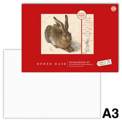 Edition Dürer Zeichenblock Dürer Hase DIN A3